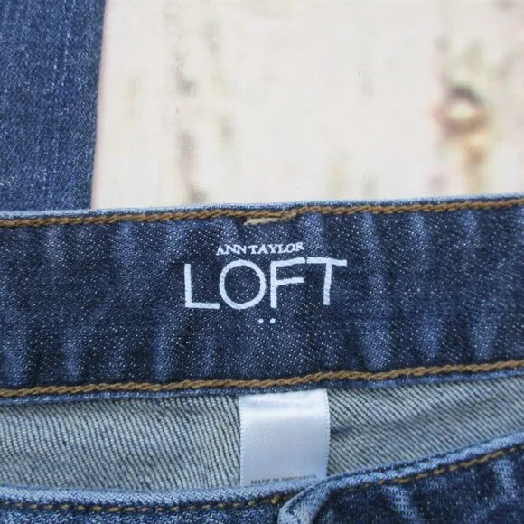 Ann Taylor LOFT Mid Rise Original Bootcut Jeans - Picture 7 of 8
